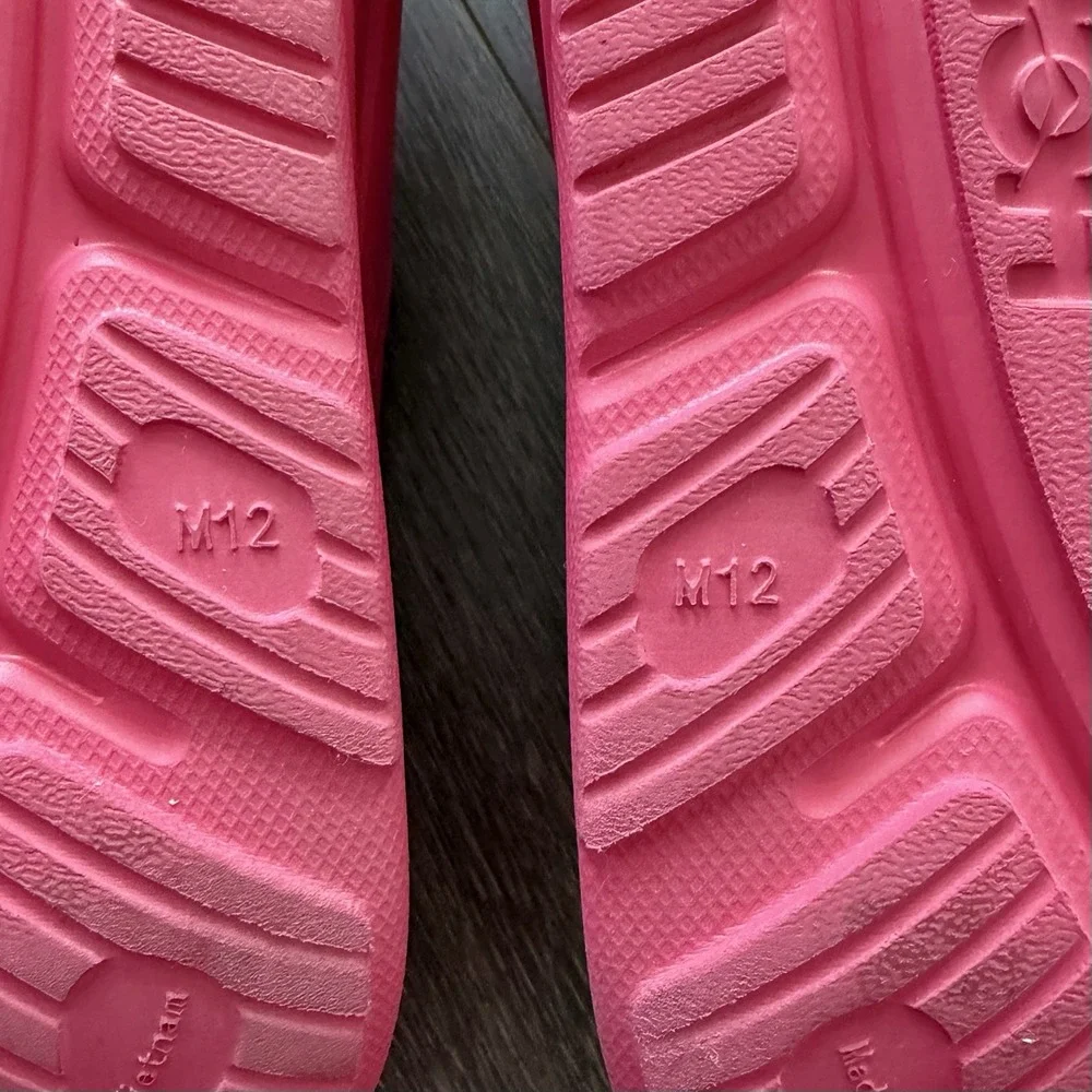 HOKA One One Ora Recovery Slides 3 Mens 12 Womens 13 Pink Athleisure Sporty